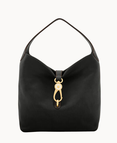 Florentine Logo Lock Shoulder Bag