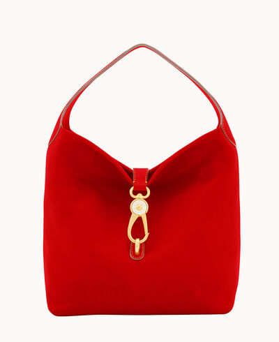 Florentine Logo Lock Shoulder Bag