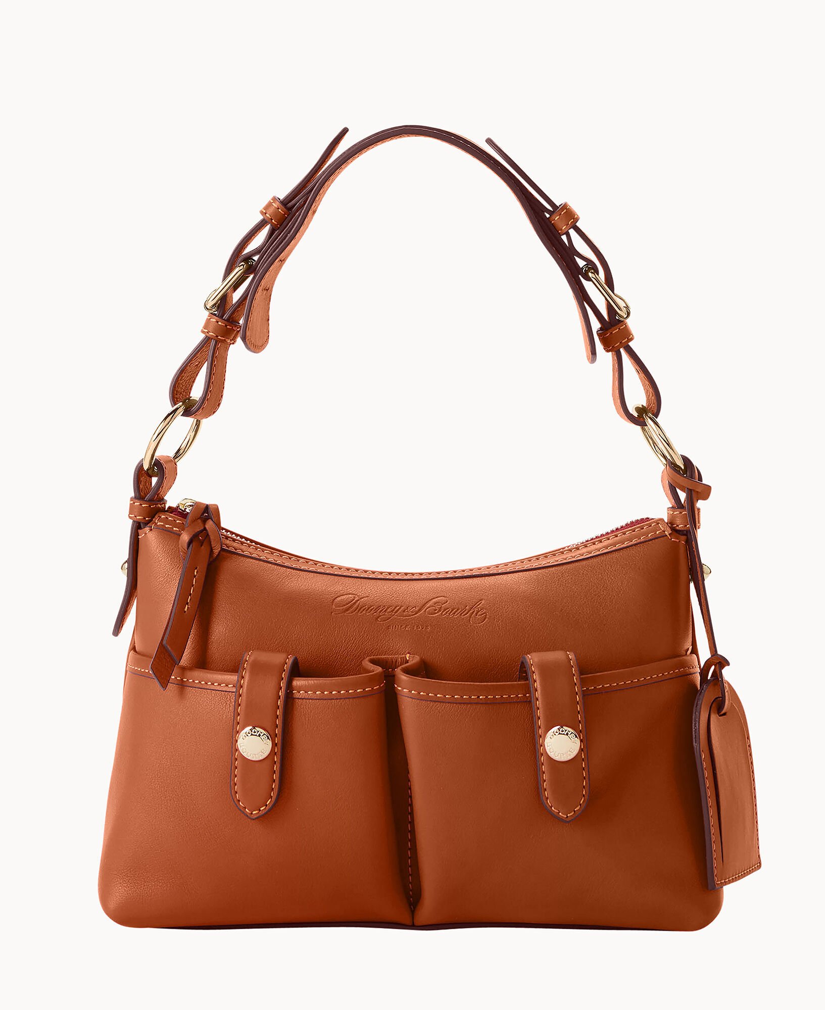 Dooney & bourke florentine vaccheta hotsell leather satchel