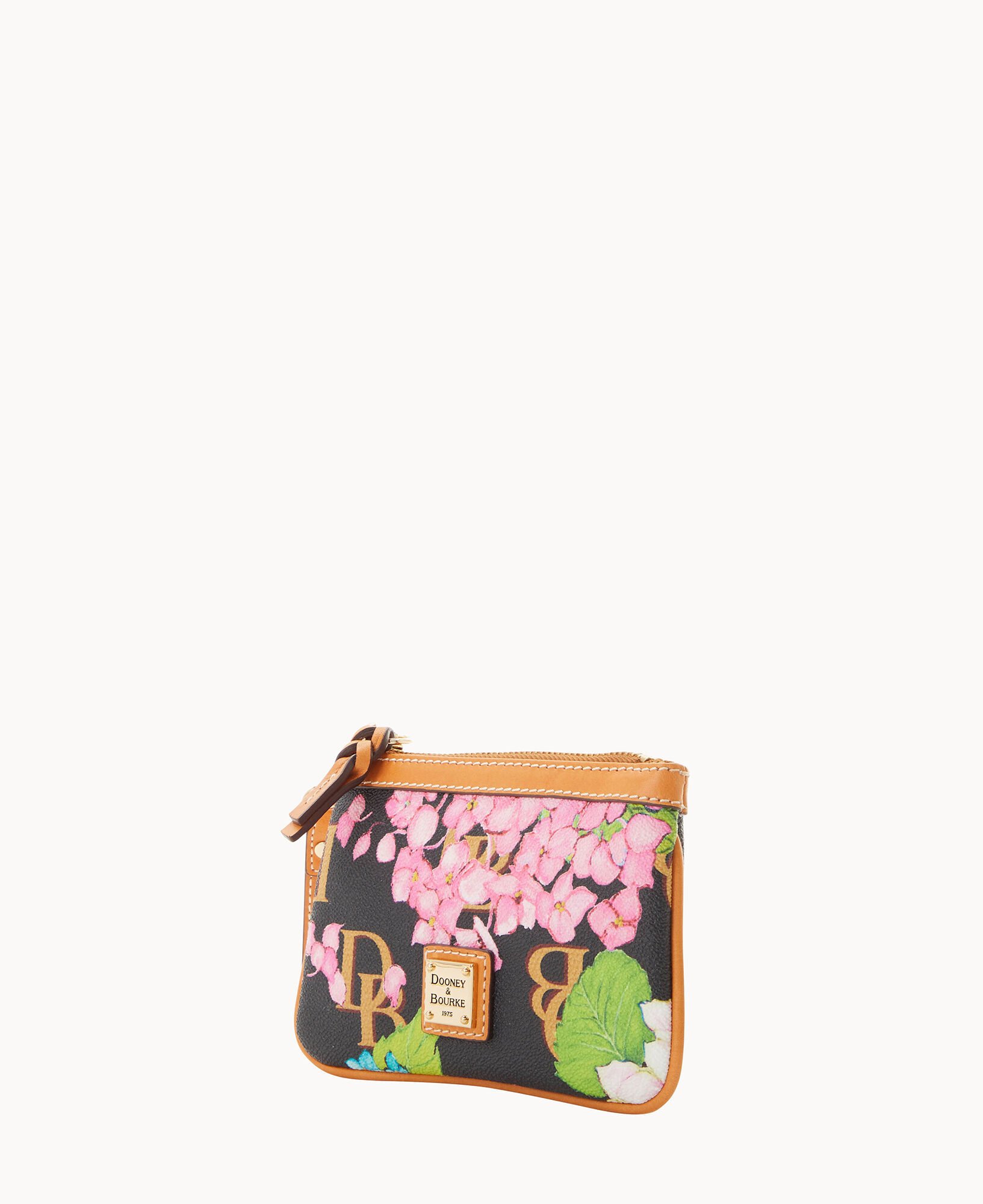 Hydrangea Monogram Medium Wristlet