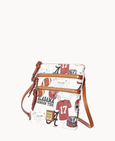 Collegiate University of Alabama N S Triple Zip Crossbody