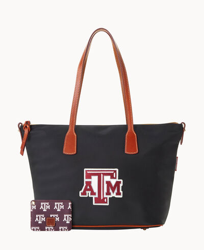 Collegiate Texas AM University Top Zip Tote
