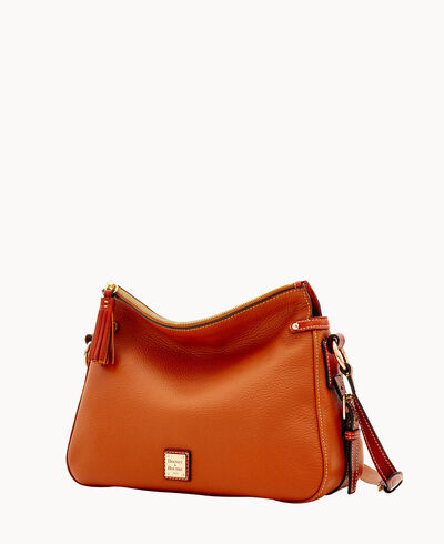 Pebble Grain Scarlett Crossbody Sac