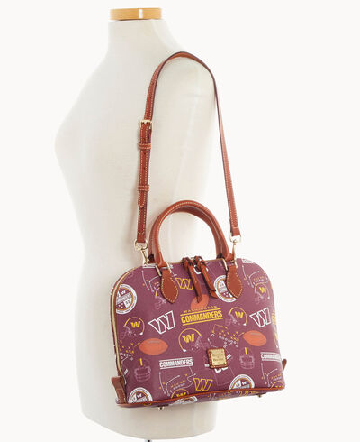 NFL Commanders Zip Zip Satchel