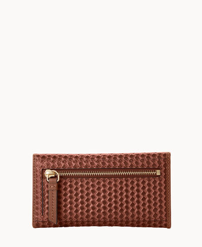 Camden Woven Continental Clutch