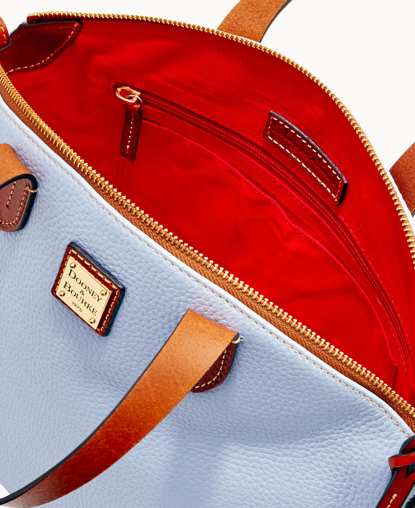 Dooney Bourke Pebble Grain Satchel Medium Wristlet