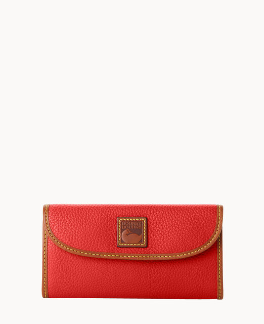 Pebble Grain Continental Clutch