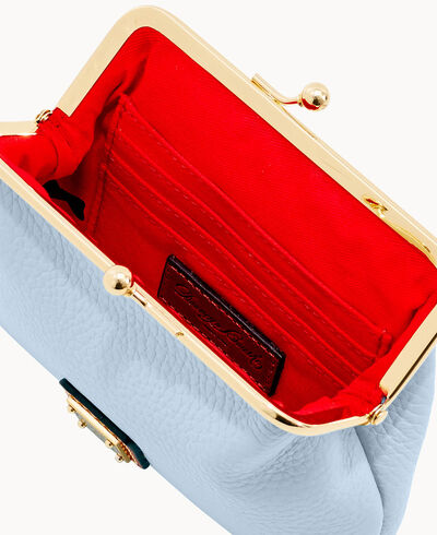 Pebble Grain Large Frame Purse