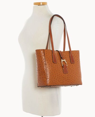 Ostrich Small Shannon Tote