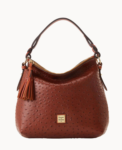 Ostrich Twist Strap Hobo