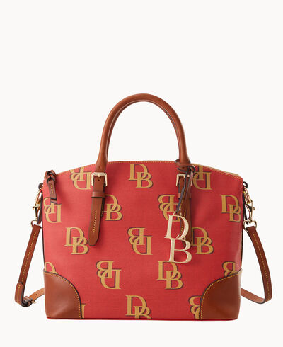 Monogram Domed Satchel