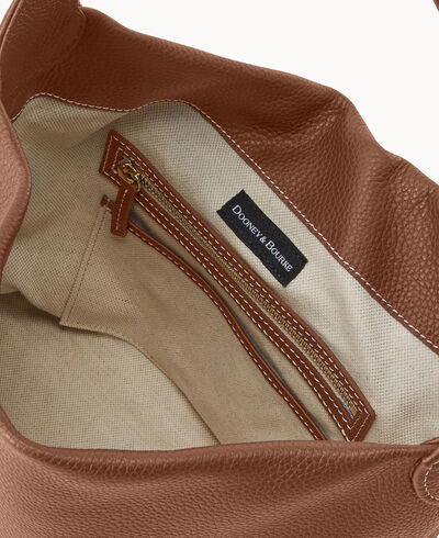 Pebble Grain Small Logo Lock Sac