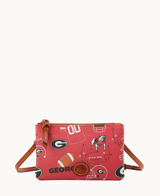 Collegiate University of Georgia Top Zip Crossbody