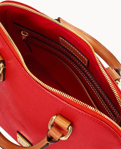 Saffiano Domed Satchel