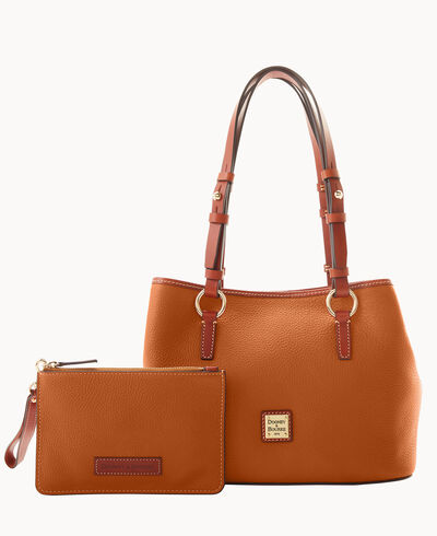 Pebble Grain Small Briana with Pouch