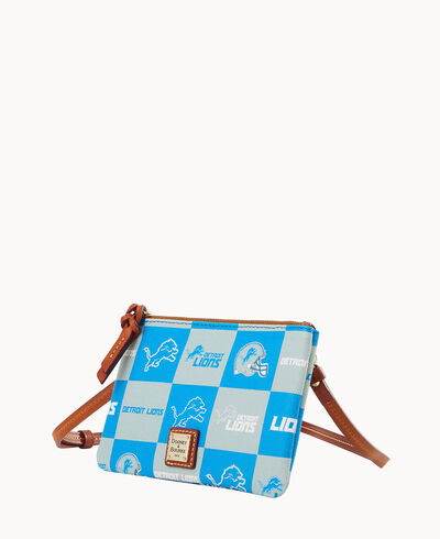 NFL Lions Top Zip Crossbody
