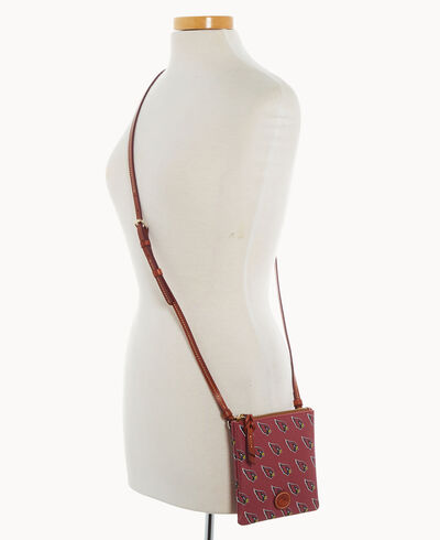 NFL AZ Cardinals Small North South Top Zip Crossbody