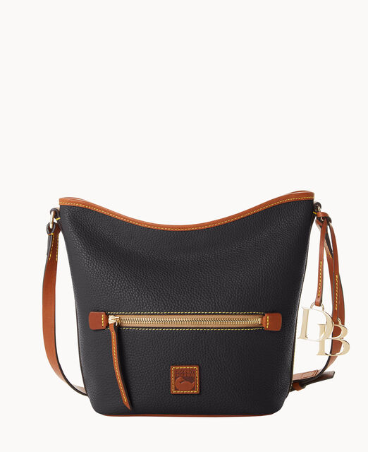 Pebble Grain Zip Sac