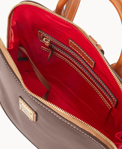 Wexford Leather Zip Pod Backpack