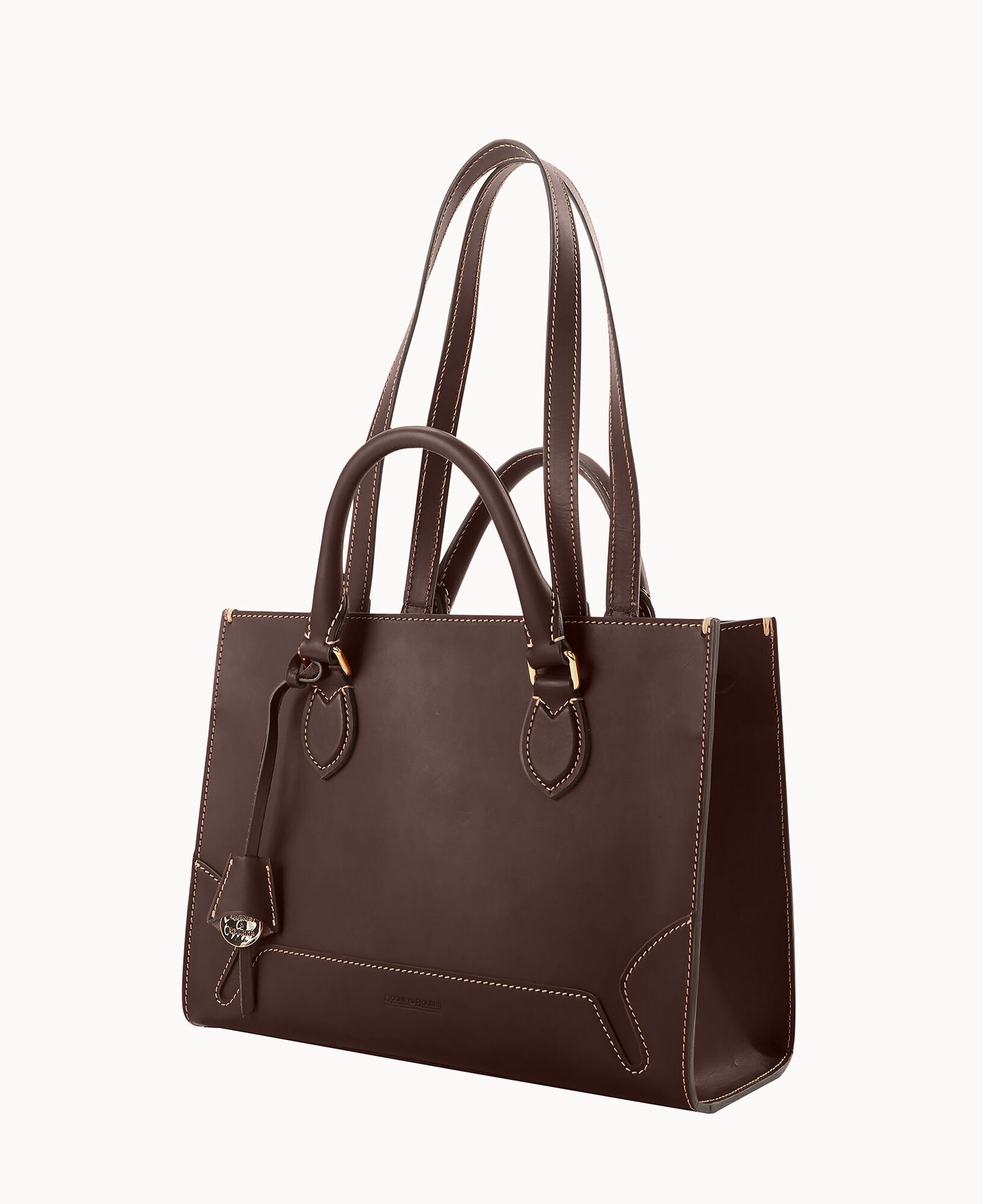 Dooney Bourke Women s Alto Felicita Leather Tote Bag in Chocolate