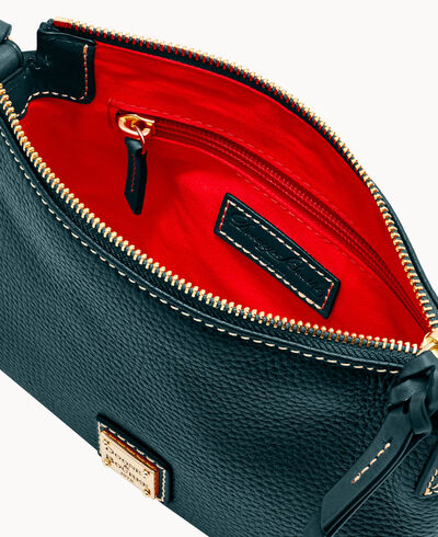 Pebble Grain Crossbody Pouchette