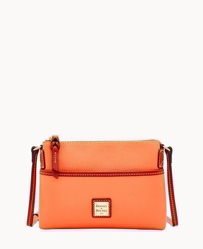 Pebble Grain Ginger Crossbody
