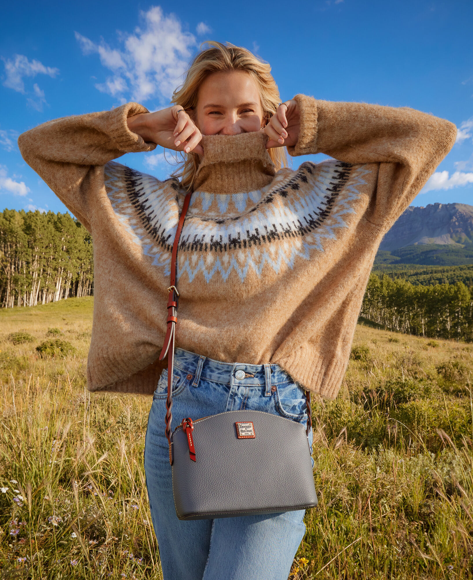 Dooney Bourke Pebble Grain Penny Crossbody
