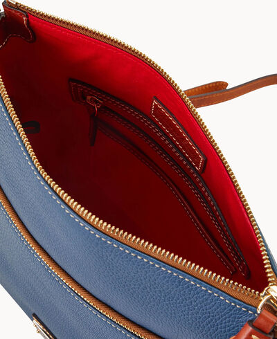 Pebble Grain Large Tassel Crossbody