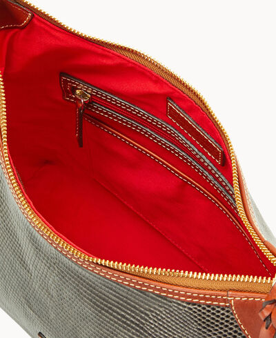 Embossed Lizard Hobo