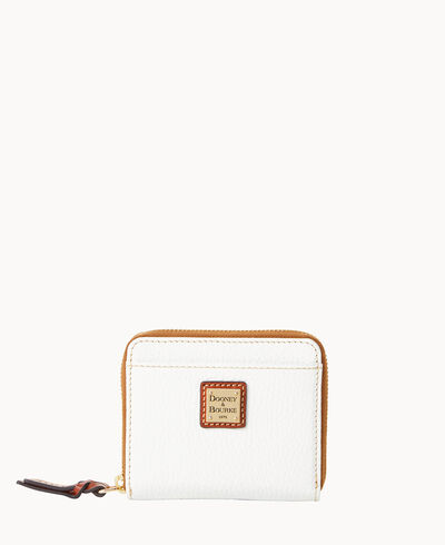 Pebble Grain Small Zip Around Wallet