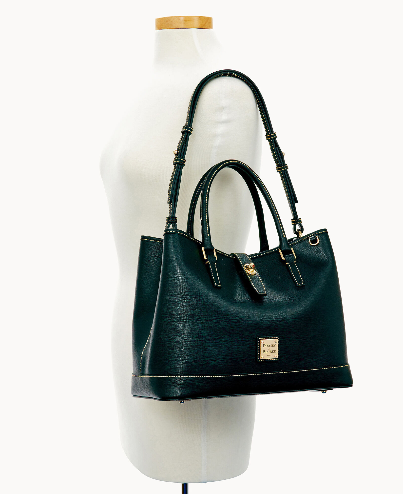 Dooney Bourke Saffiano Perry Satchel