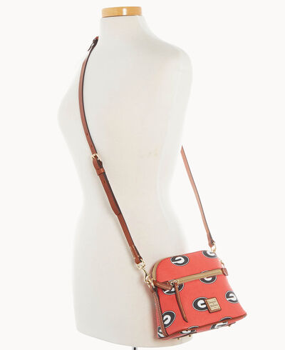 Collegiate University of Georgia Domed Crossbody