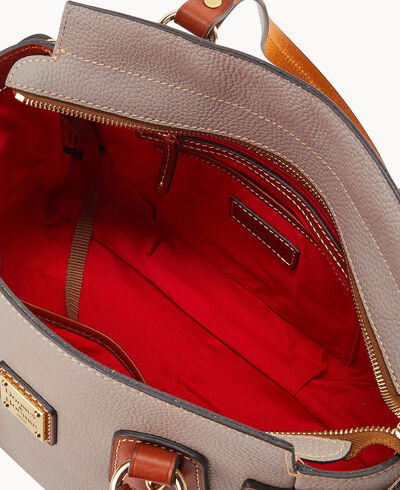 Pebble Grain Small Winged Shopper