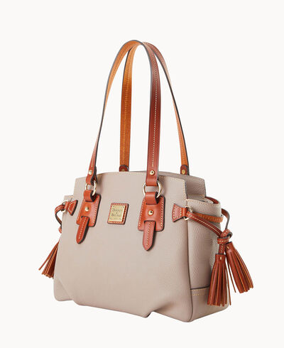 Pebble Grain Small Winged Shopper