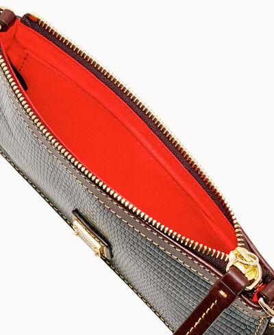 Embossed Lizard Large Slim Wristlet