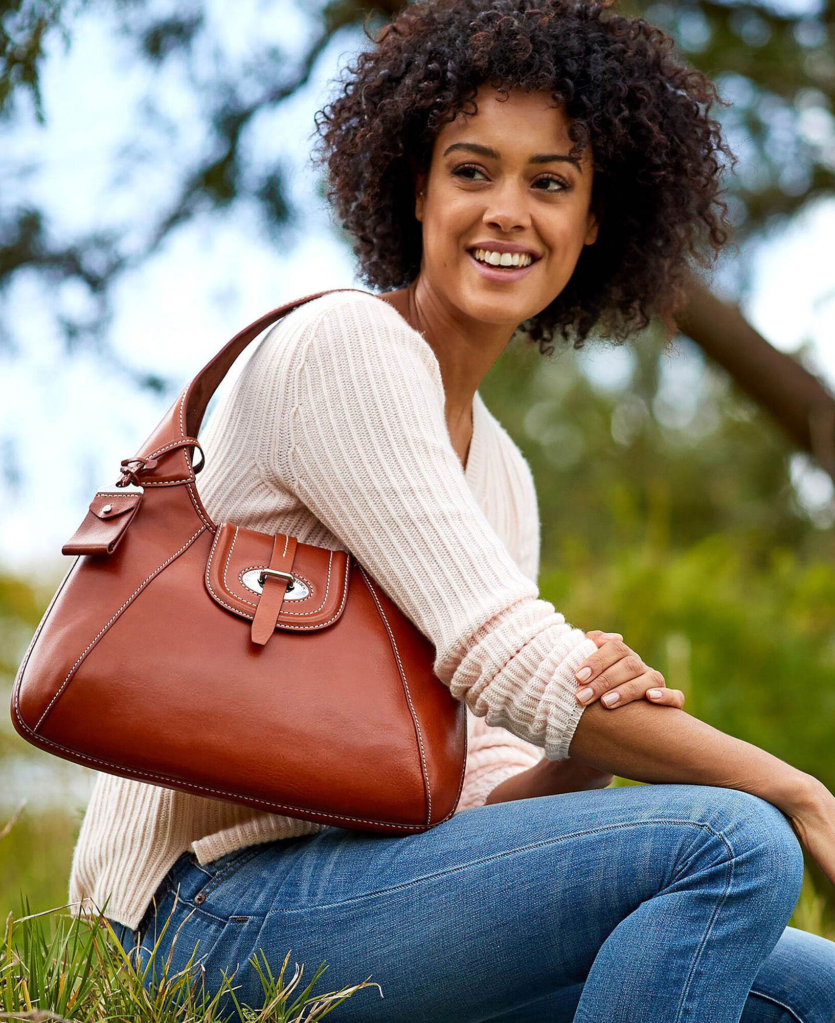 Dooney Bourke Florentine Toscana Front Stitch Hobo