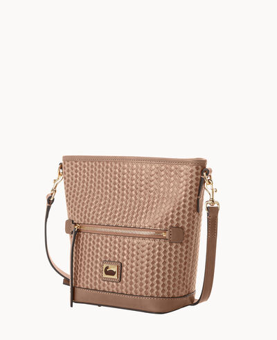 Camden Woven Mini Hobo Crossbody