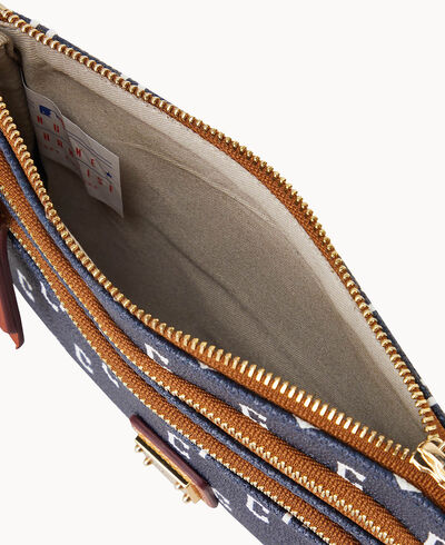 Cleveland Guardians Guardians Triple Zip Wristlet