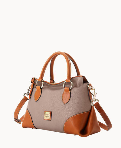 Pebble with Florentine Trim Satchel 30