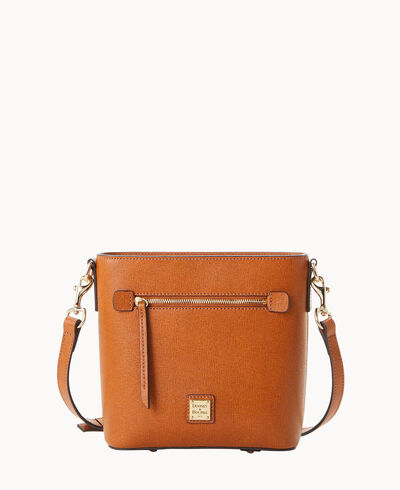 Saffiano Small Zip Crossbody