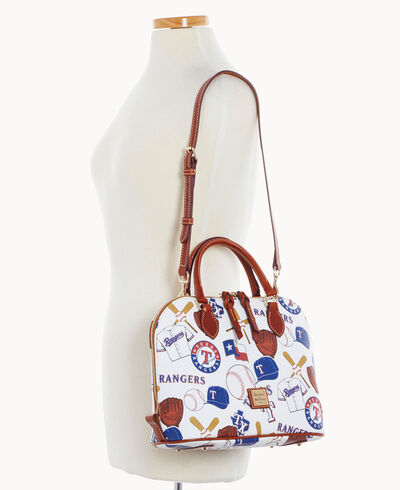 MLB Rangers Zip Zip Satchel