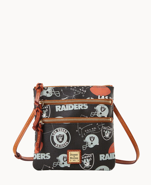 NFL Raiders North South Triple Zip Crossbody