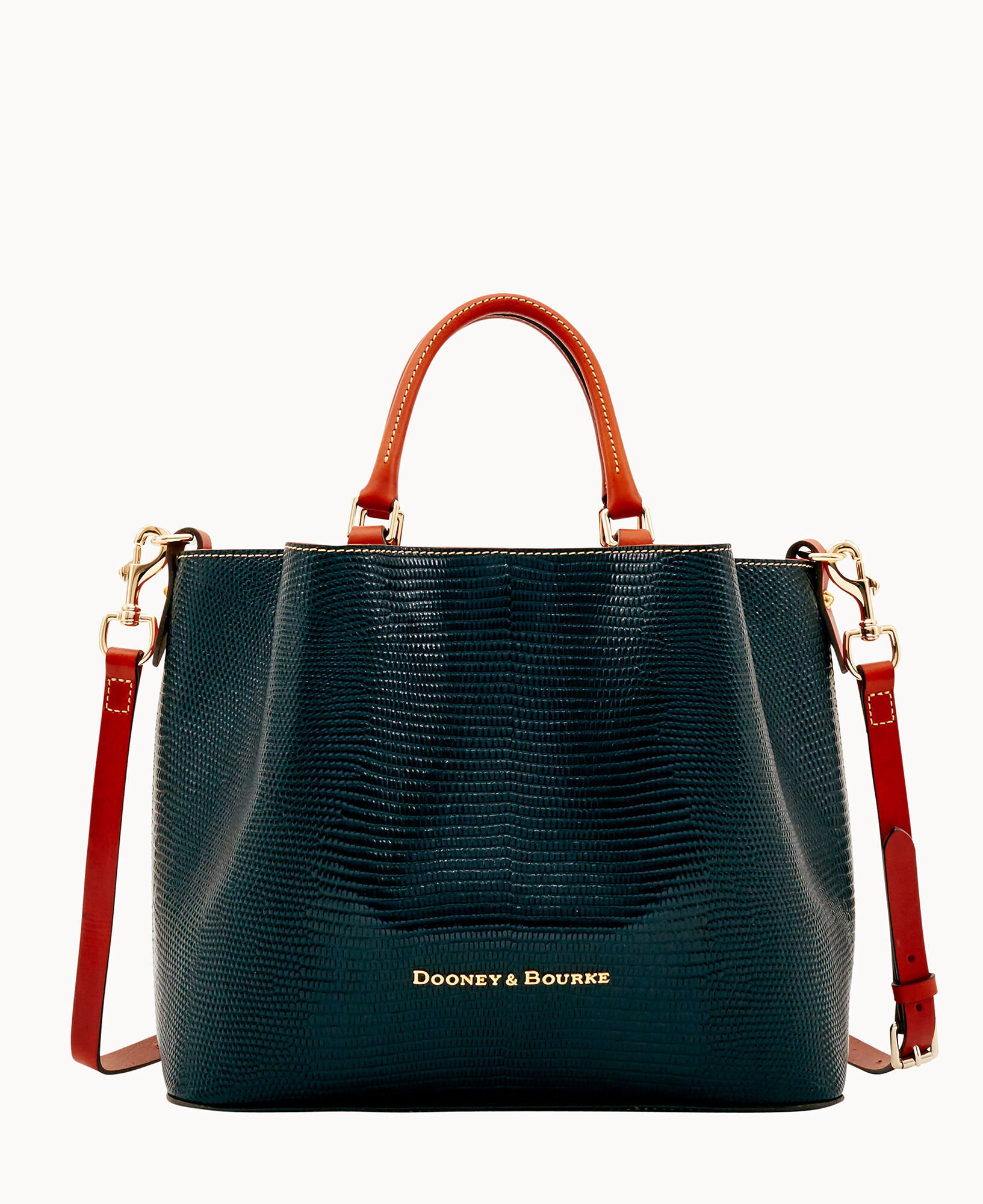 Dooney Bourke Embossed Lizard Large Barlow