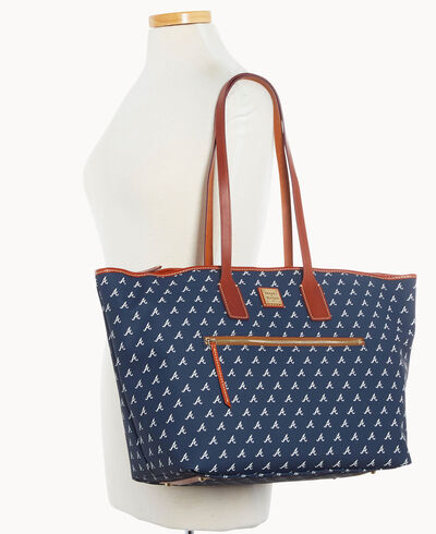 MLB Braves Large Tote