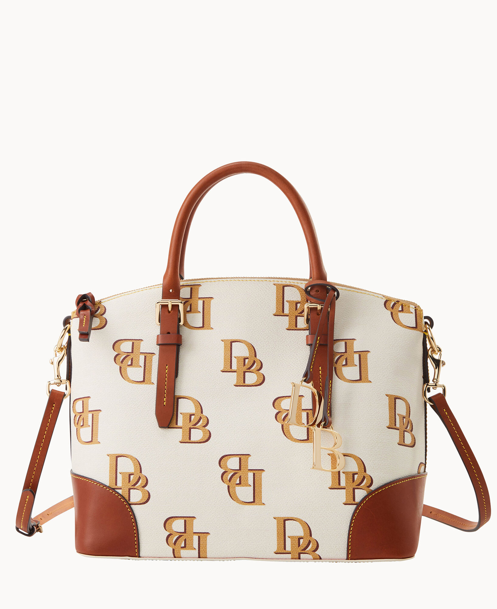 Dooney Bourke Monogram Domed Satchel