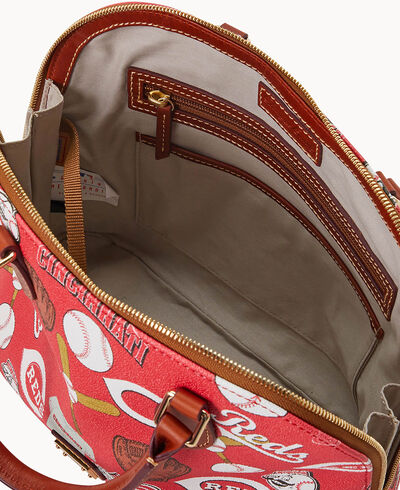 MLB Reds Zip Zip Satchel