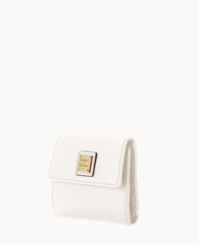 Saffiano Small Flap Wallet