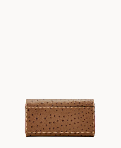 Ostrich Foldover Wallet