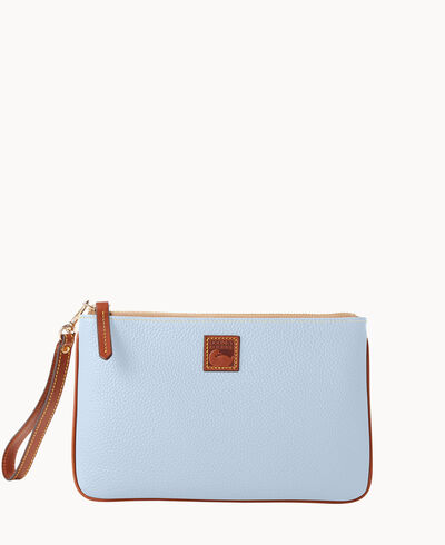 Pebble Grain Large Wristlet