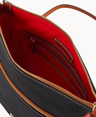 Pebble Grain Large Tassel Crossbody
